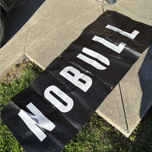 NOBULL Black Banner with White Logo